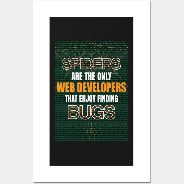 Arachnid Web developer Wall Art by NVDesigns